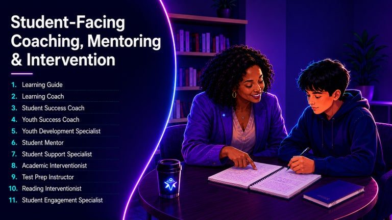 Student-Facing Coaching, Mentoring & Intervention