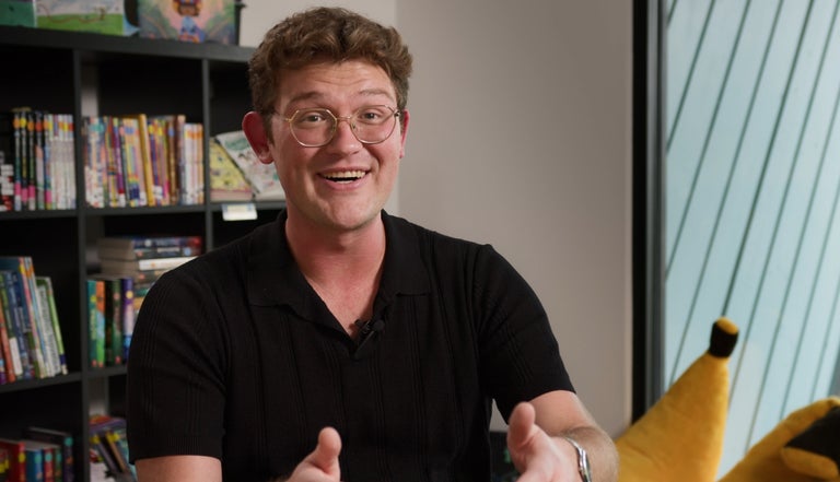 Braden talking in an interview.