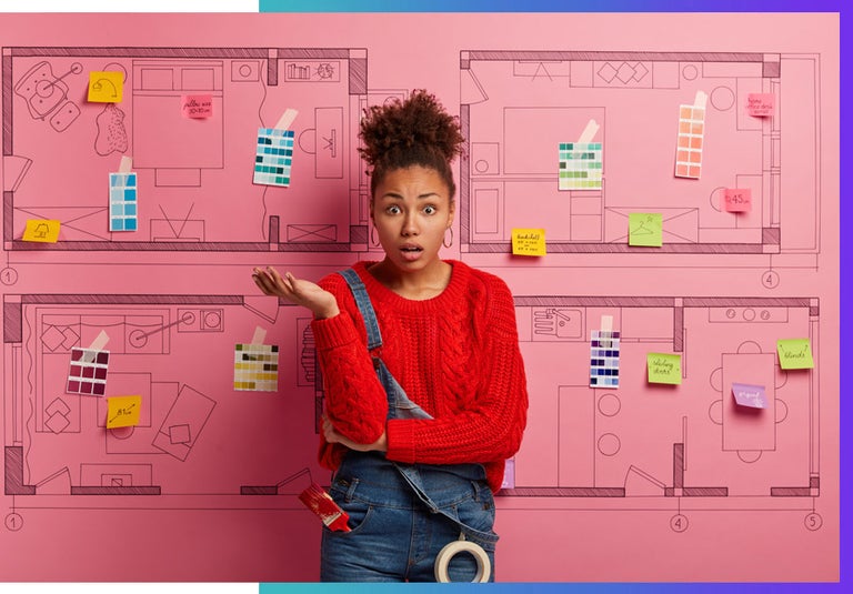 Ai architects are your Ai skills as good as you think? A woman looks confused.