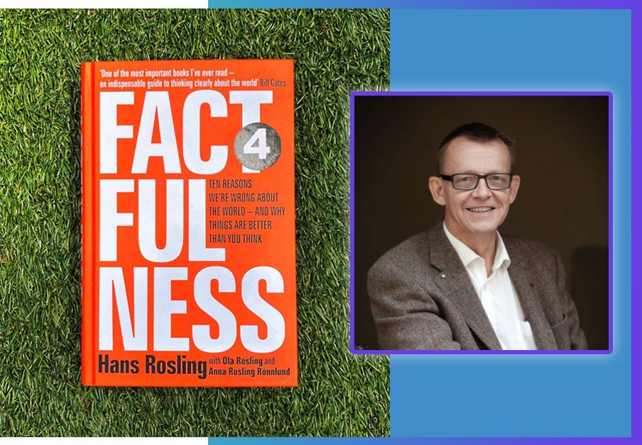 Factfulness by Hans Rosling book. 