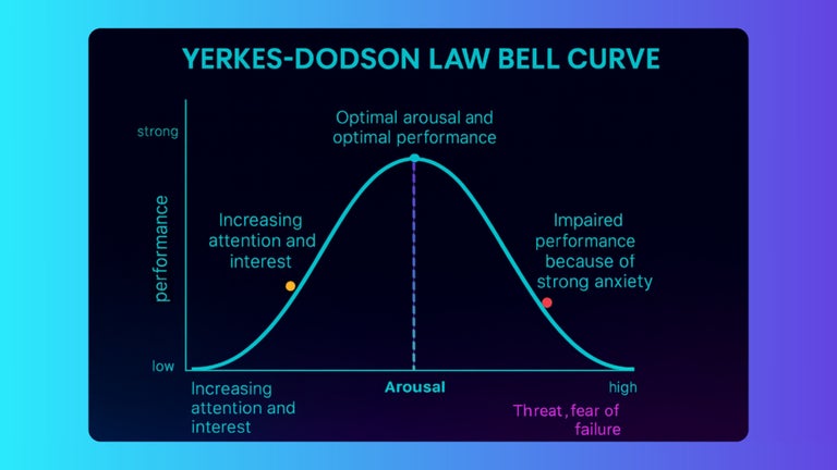 Yerkes-Dodson Law Bell Curve