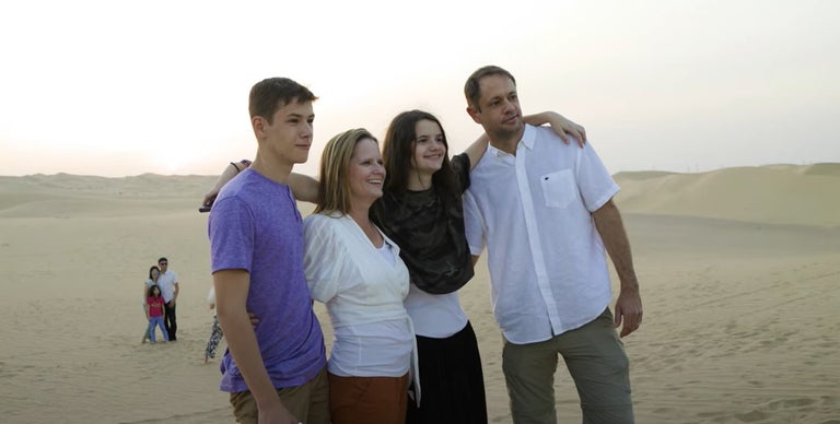 Thanks to Trilogy, Lathan also could bring his family to Dubai for Trilogy's software engineering conference