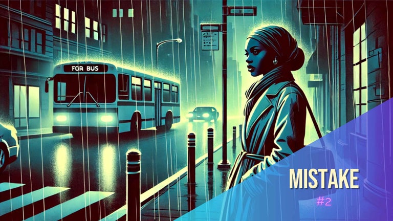 Mistake #2: Playing the Waiting Game with Applications. A woman stands waiting at a bus station in the city.