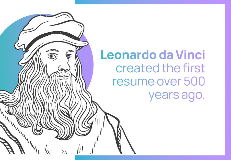 Leonardo da Vinci creator of the first ever resume