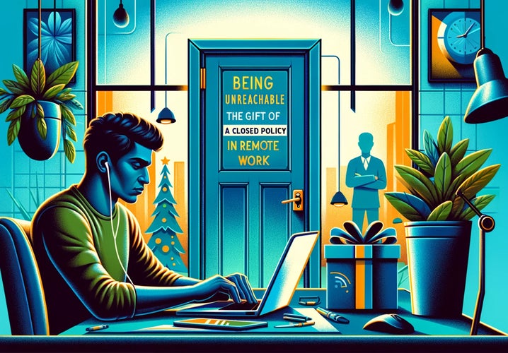 Being Unreachable: The Gift of a Closed Door Policy in Remote Work