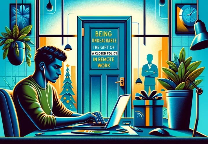 Being Unreachable: The Gift of a Closed Door Policy in Remote Work 