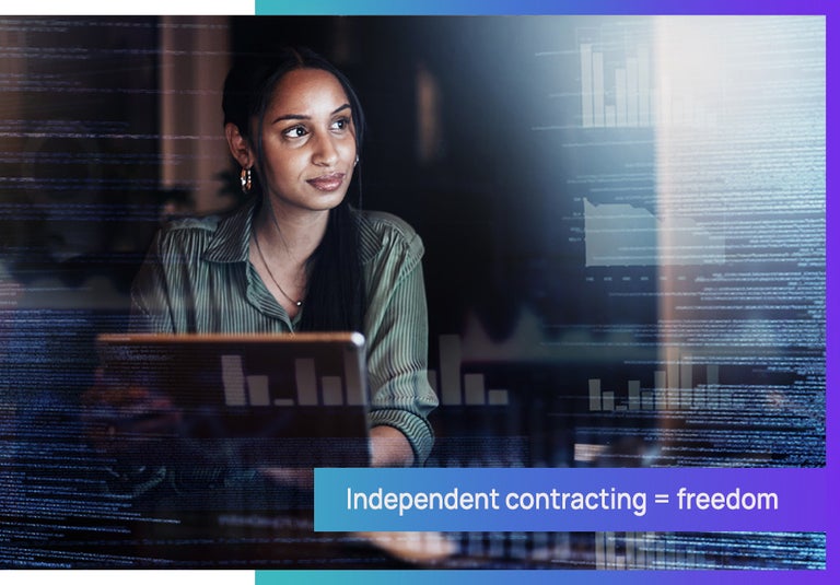 Independent contracting = freedom.