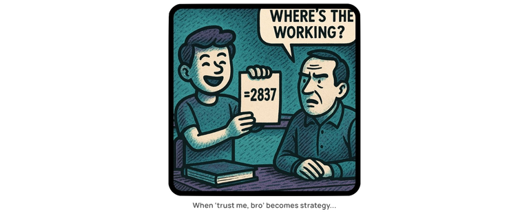 When ‘trust me, bro’ becomes strategy...