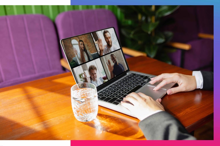 Engaging socially with your remote work team.