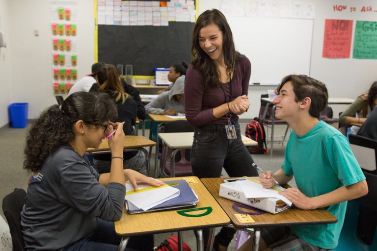 Teaching in a tier 1 high school.