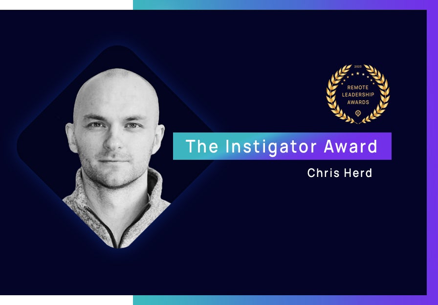 Chris Herd: Crossover's 2023 Remote Work Leadership Awards