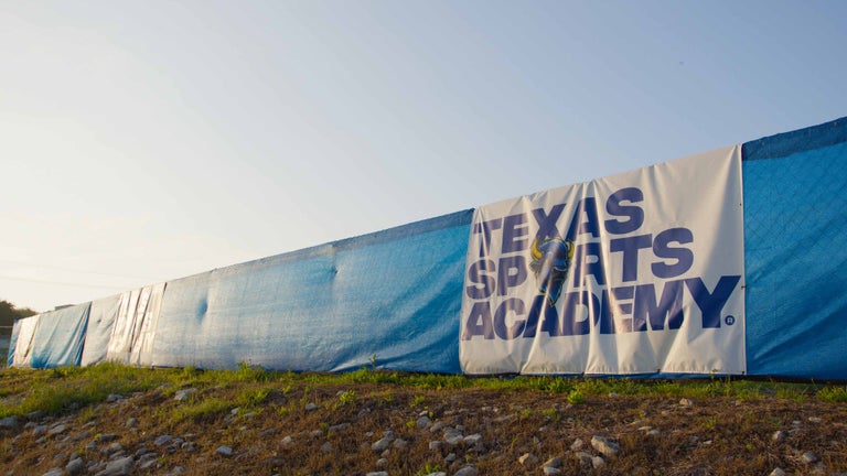 Banner Texas Sports Academy on the field.