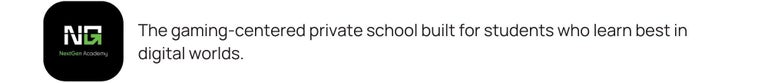 The gaming-centered private school built for students who learn best in digital worlds.