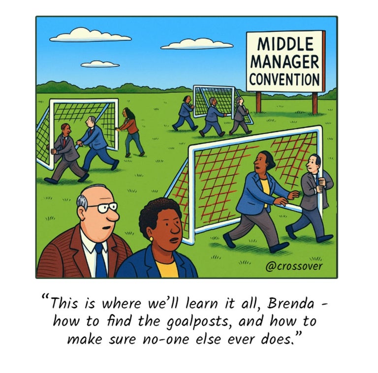 @crossover remote work comics and cartoons #28: Bad remote managers.