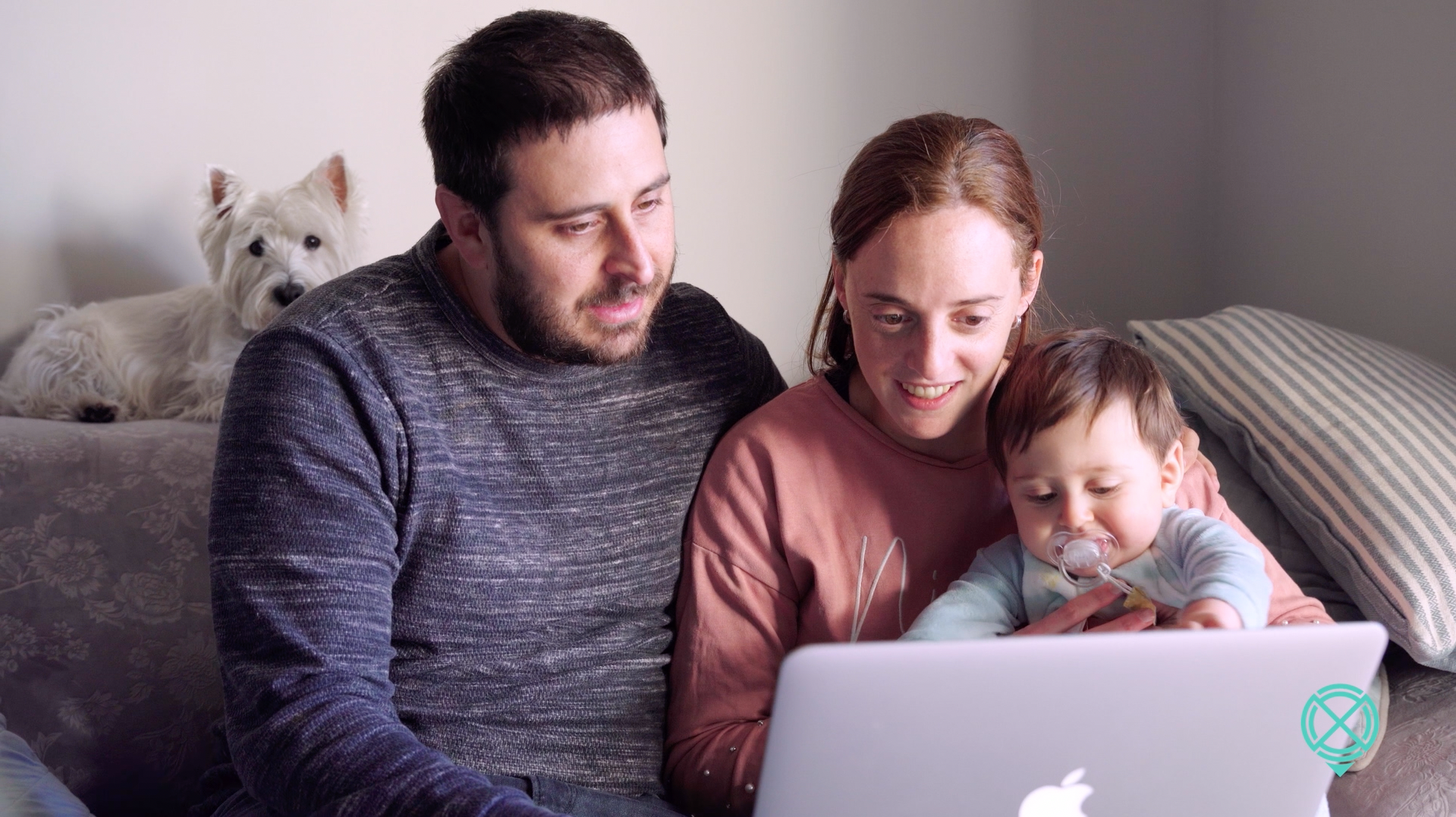 Gisela and family at home