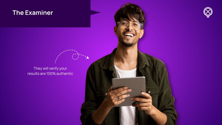 The examiner or proctor for the proctored ccat on crossover. 