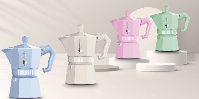 PPG powder coatings protect the new Moka Exclusive line by Bialetti