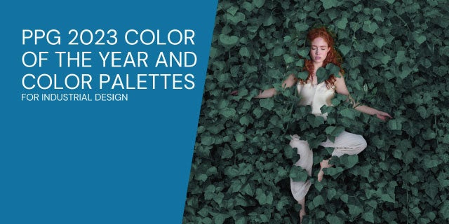 PPG 2023 Color of the Year and Color Palettes for Industrial Design