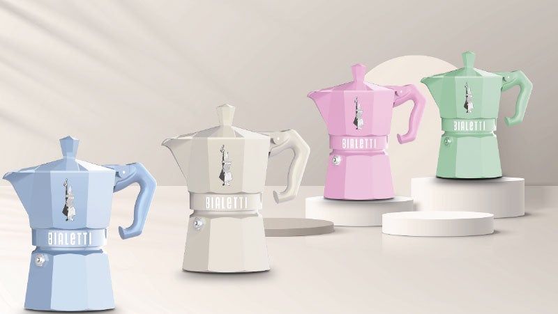 PPG powder coatings protect the new Moka Exclusive line by Bialetti
