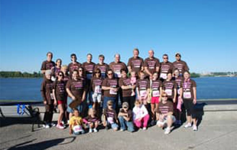 Susan G. Komen Race for the Cure Team Picture