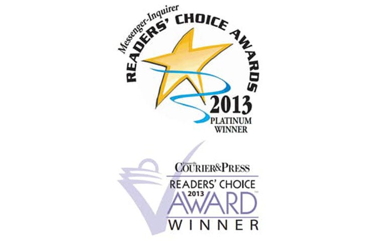 Courier & Press Readers 2013 Choice Award Winner logo