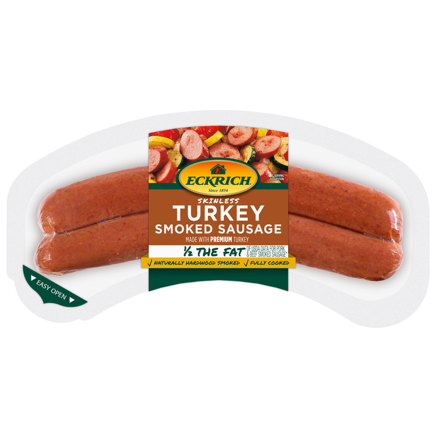 Turkey Skinless Smoked Sausage Rope