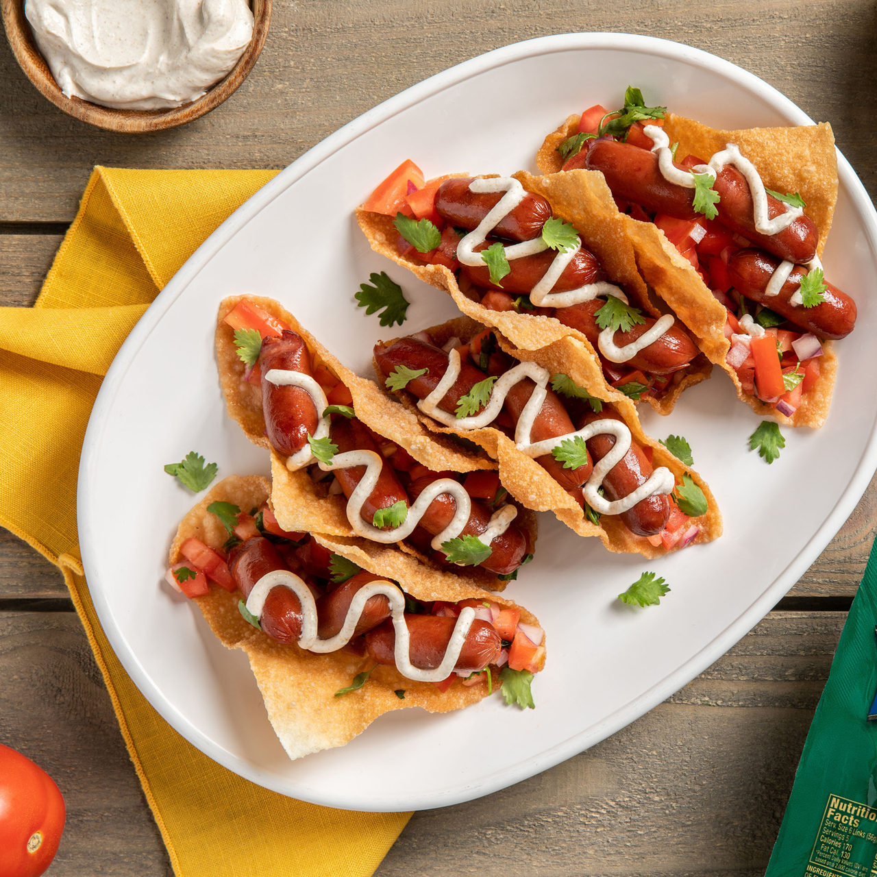 Mini Li’l Smokies Tacos