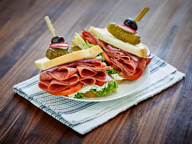 Salami Deli Sandwich