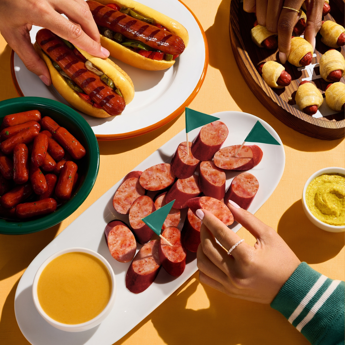 The perfect smoked sausage deserves perfect grill marks.