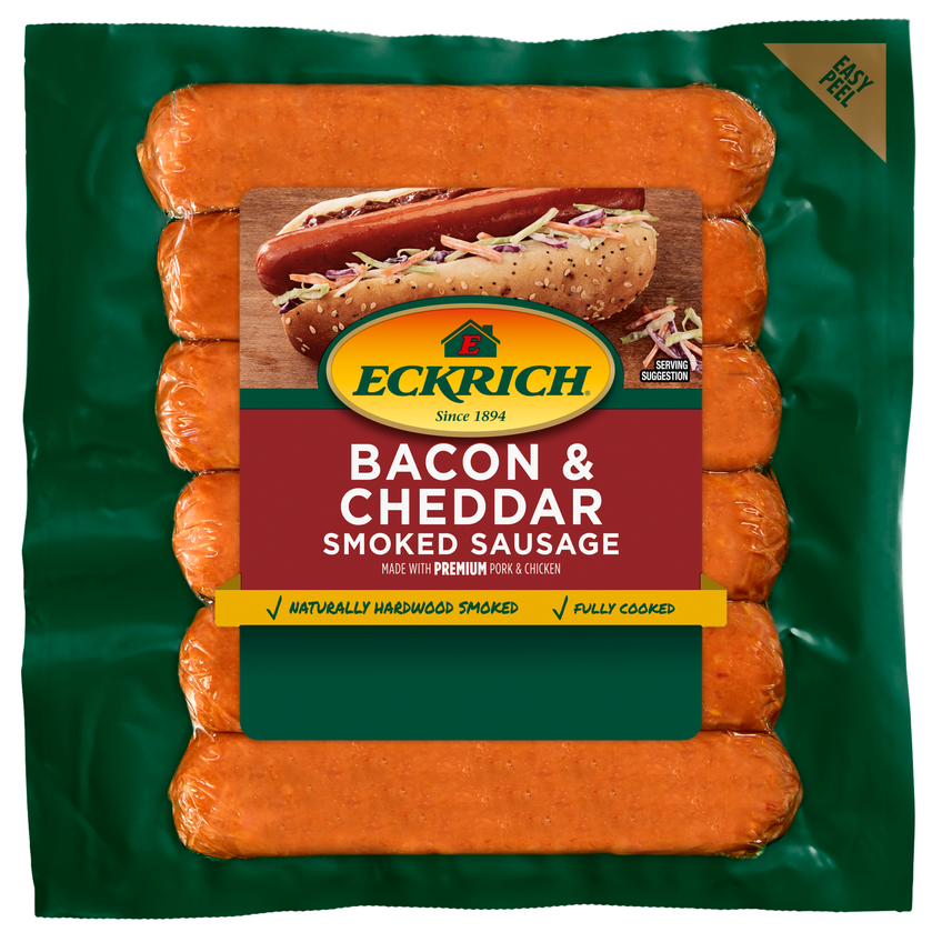 Bacon & Cheddar Smoked Sausage Links
