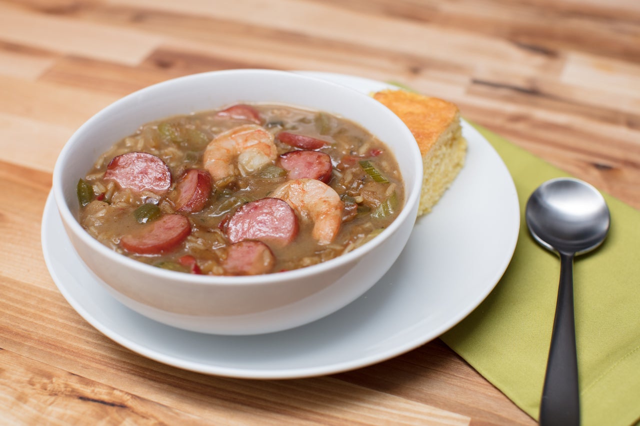Smoked Sausage & Shrimp Gumbo