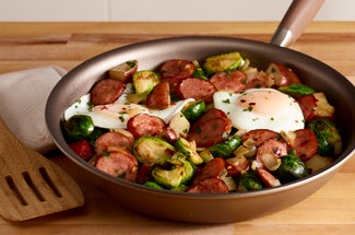 Breakfast Skillet with Smoked Sausage