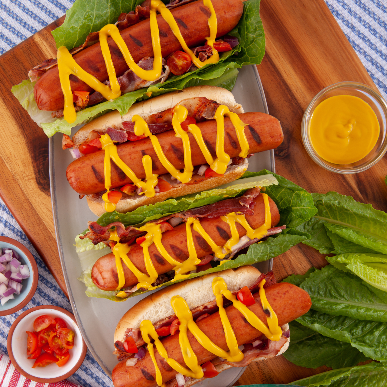 Bun or Bunless Spicy BLT Sausage