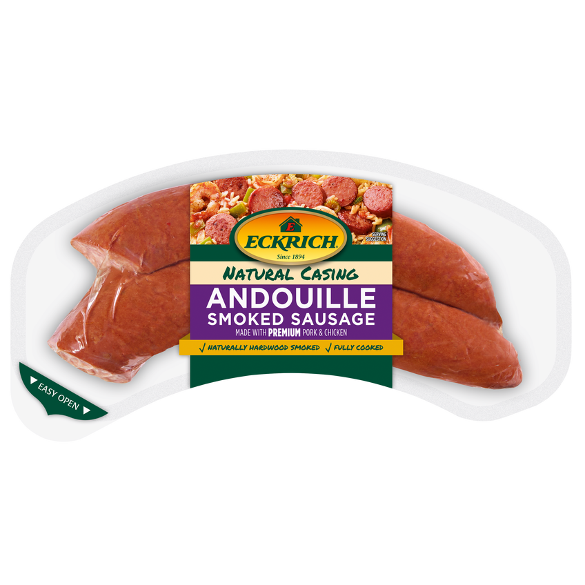 Andouille Natural Casing Smoked Sausage Rope