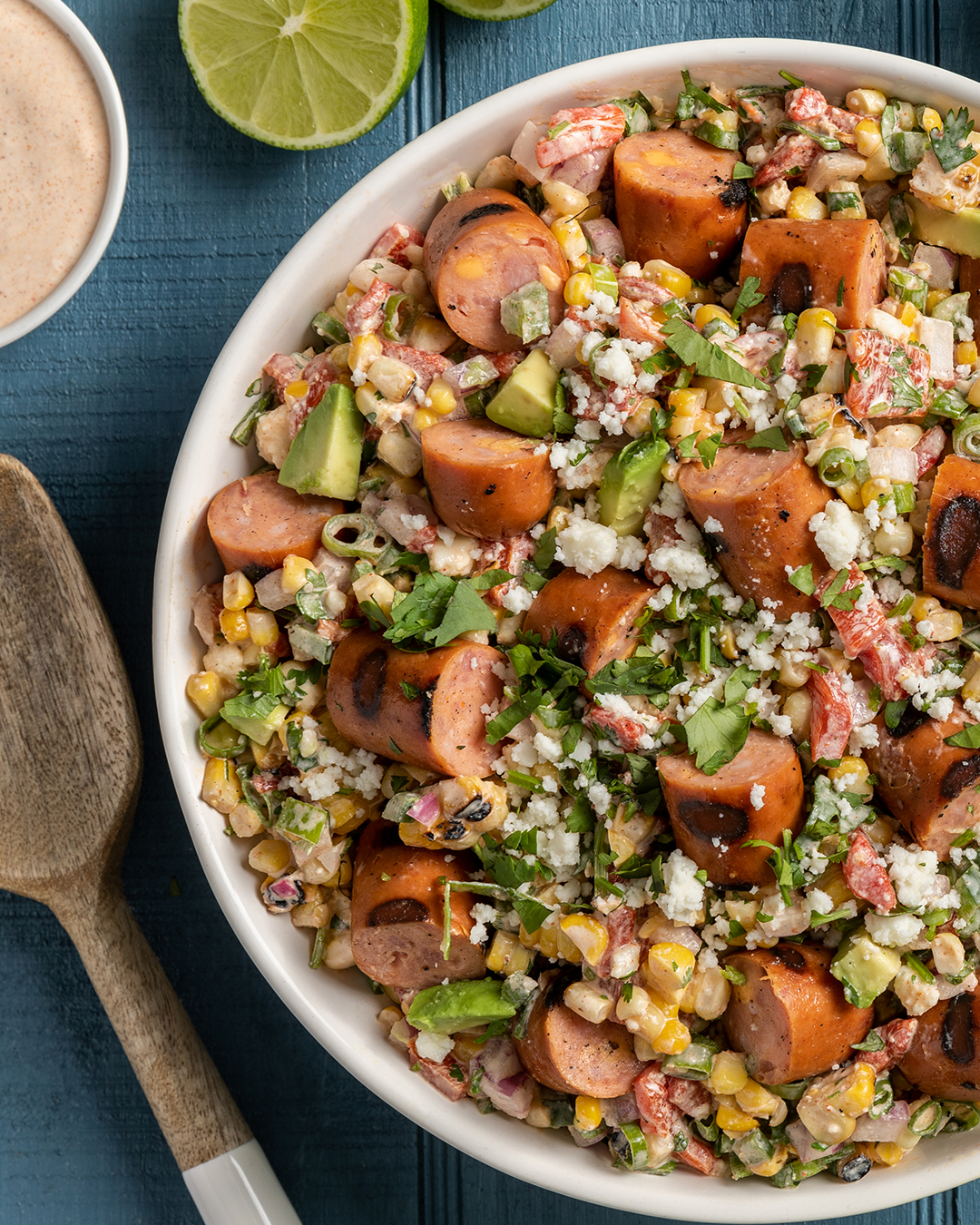 Mexican Street Corn Sausage Salad