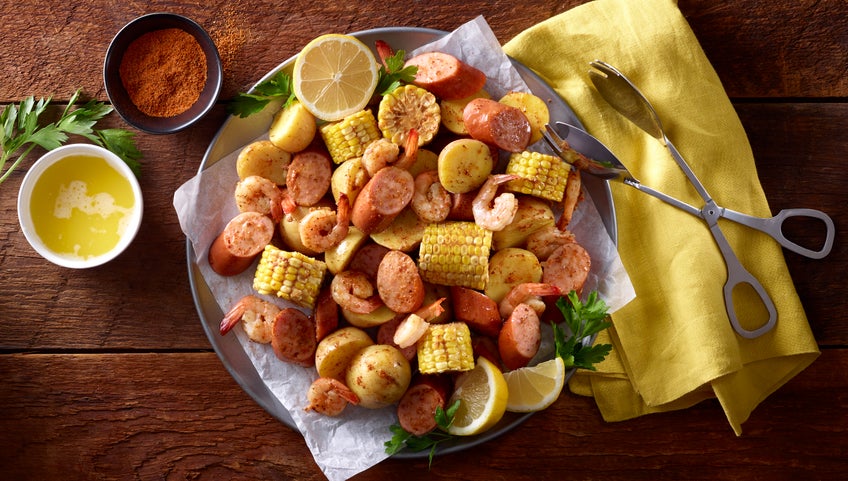 Shrimp & Smoked Sausage Boil