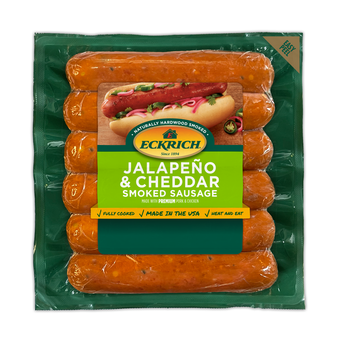 Jalapeno & Cheddar Smoked Sausage Links