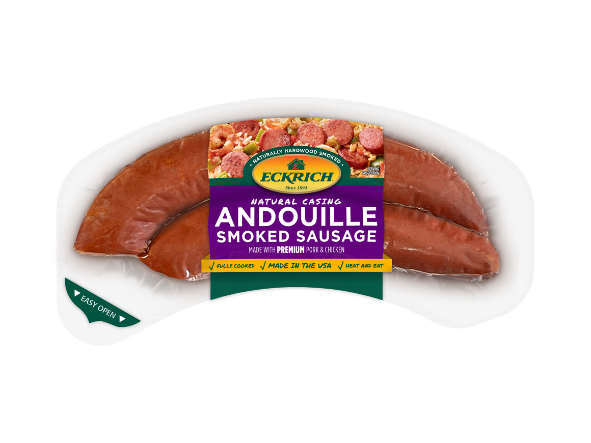 Andouille Natural Casing Smoked Sausage Rope