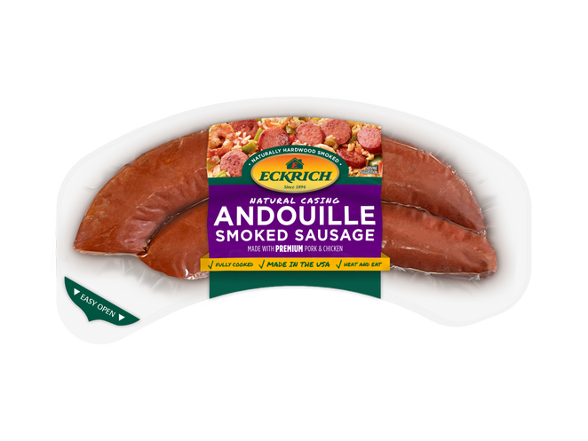 Andouille Natural Casing Smoked Sausage Rope