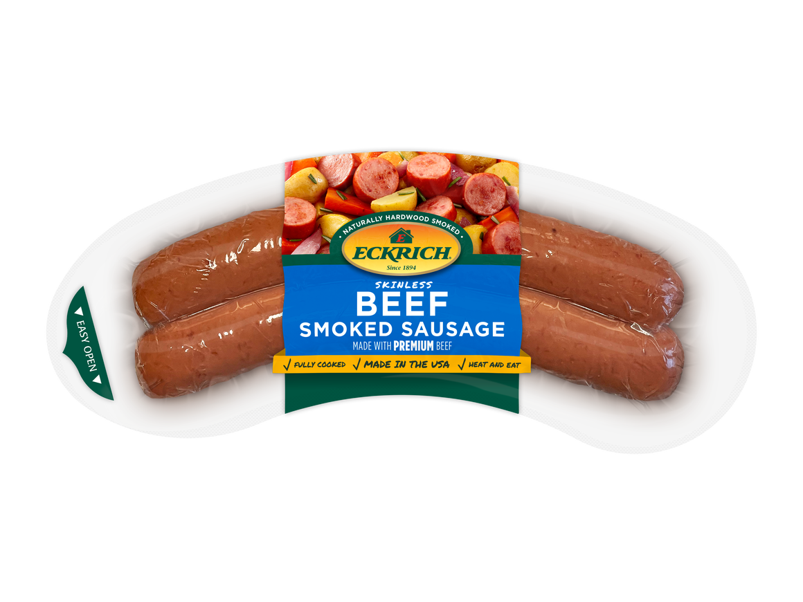 Beef Skinless Smoked Sausage Rope
