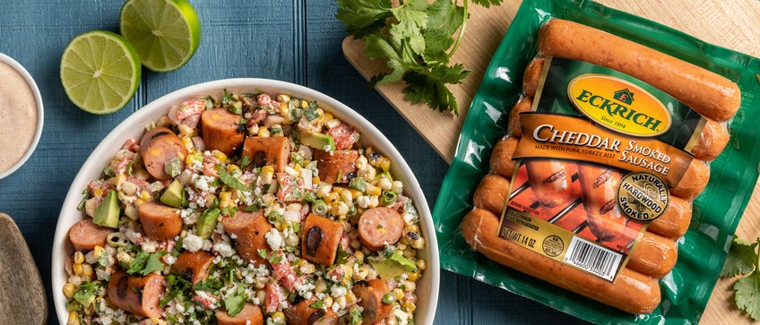 Mexican Street Corn Sausage Salad