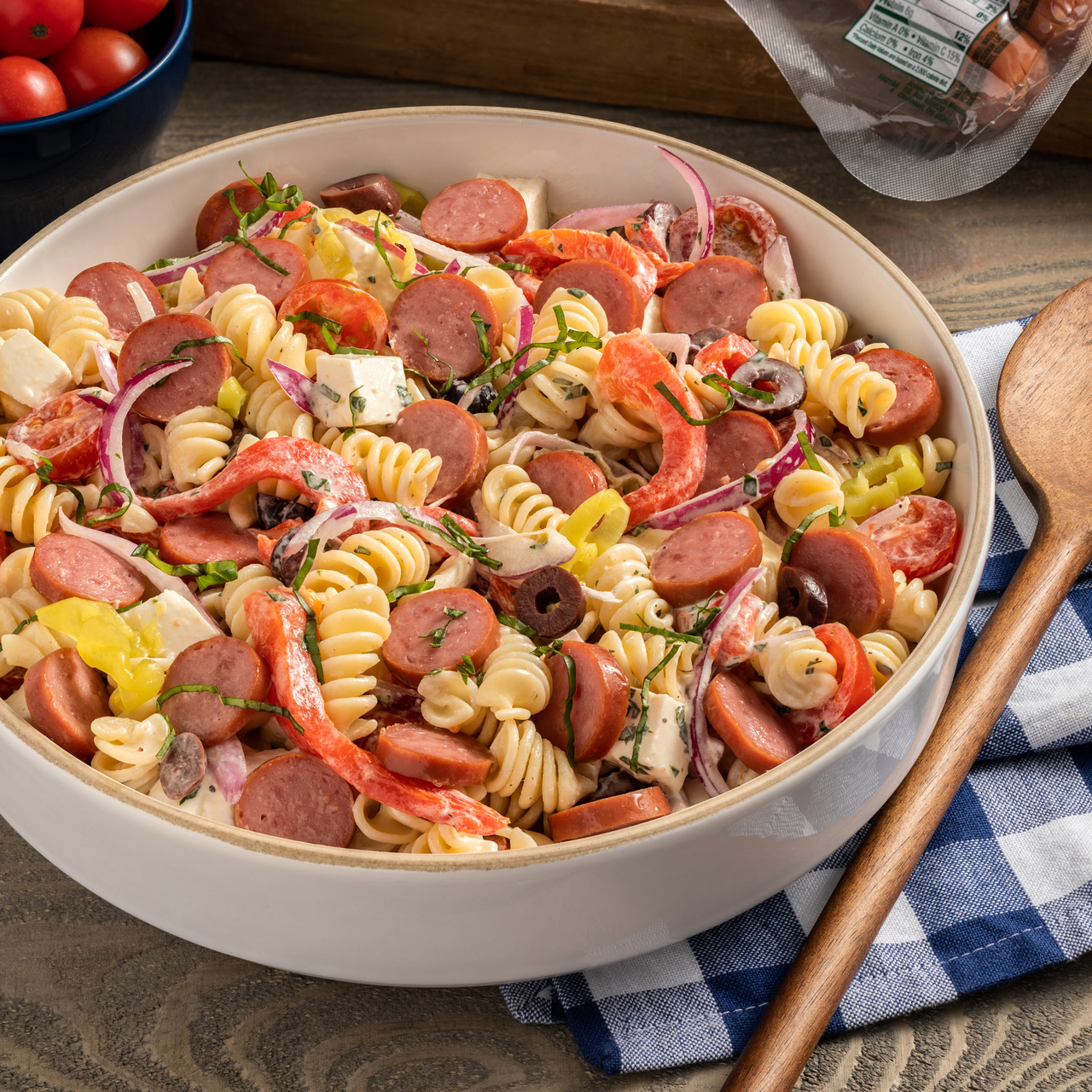 Italian Sausage Pasta Salad