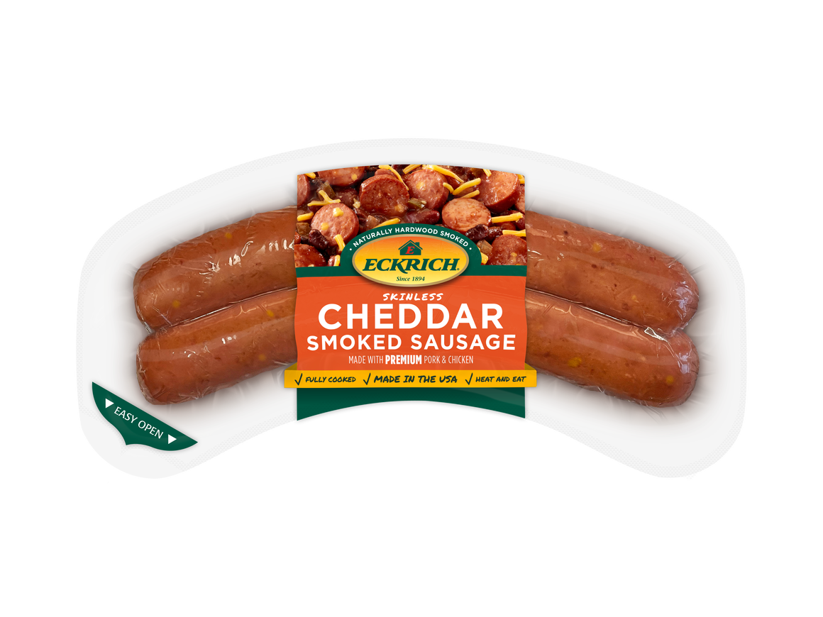Cheddar Skinless Smoked Sausage