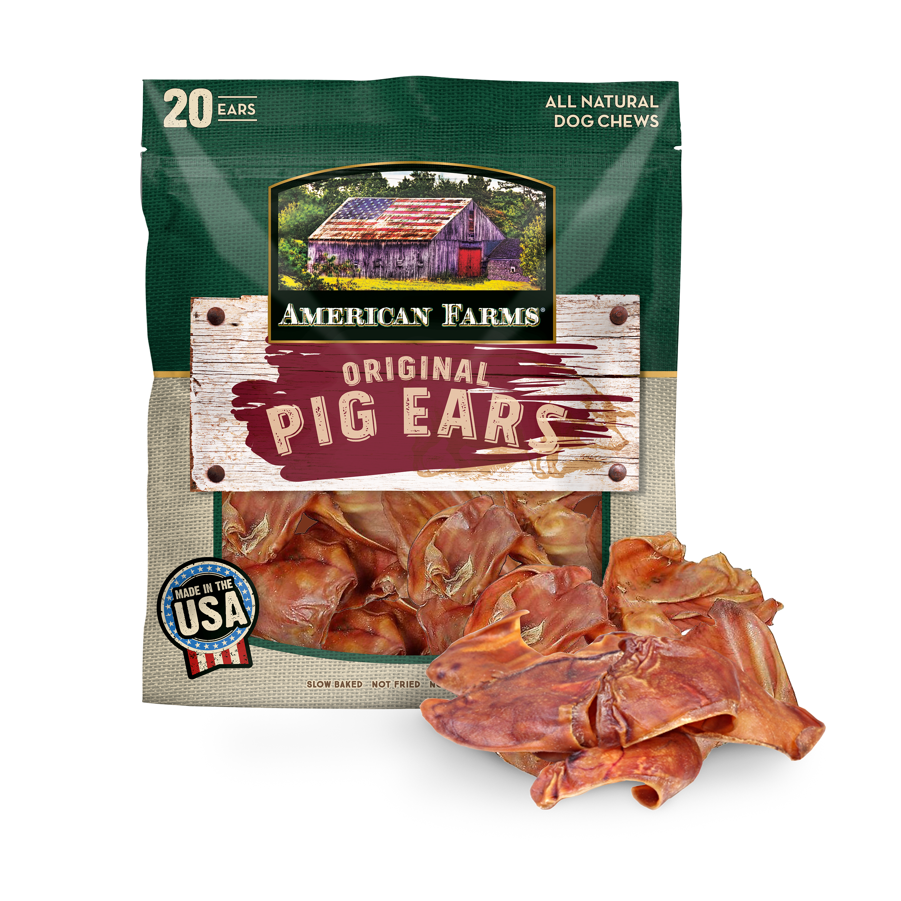 20 ct. Pig Ear Natural