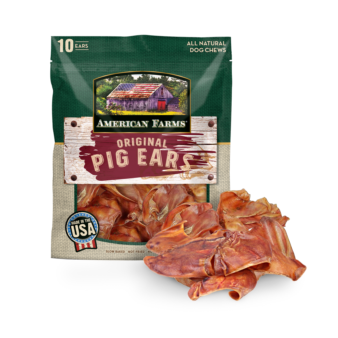 10 ct. Pig Ear Natural