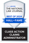 Best Class Action Claims Administrator, Hall of Fame (2024); Presented by the National Law Journal
