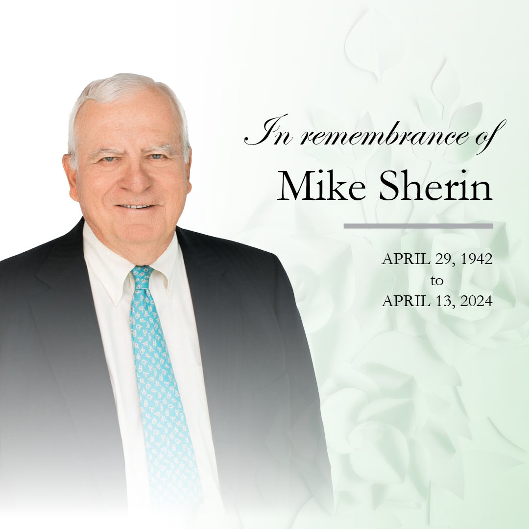 In Remembrance of Mike Sherin, April 29, 1942 to April 13, 2024