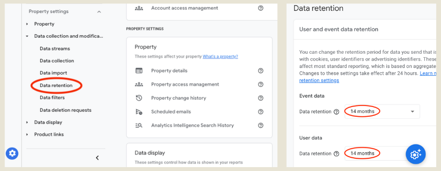 Extending data retention