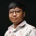 Picture of Wahyu's face, close up