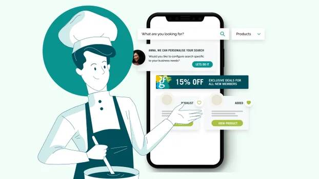 Picture of the Goodman Fielder app with a chef graphic